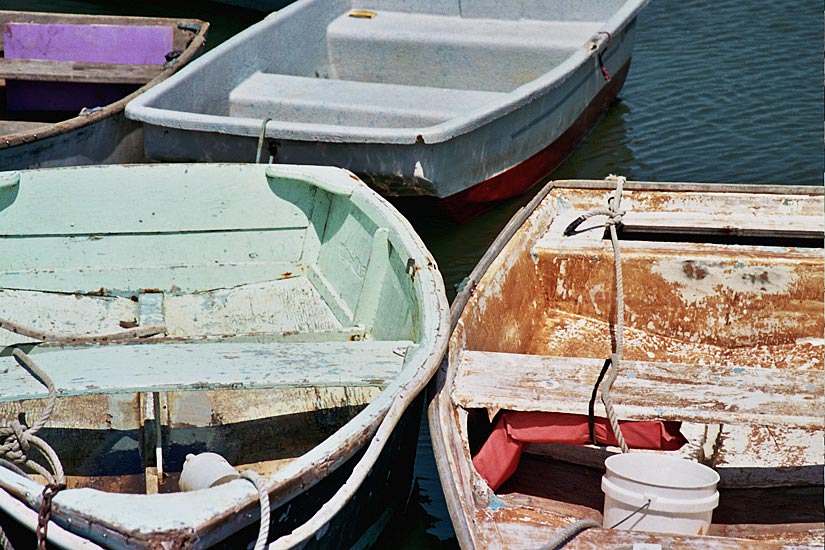 colorful boats